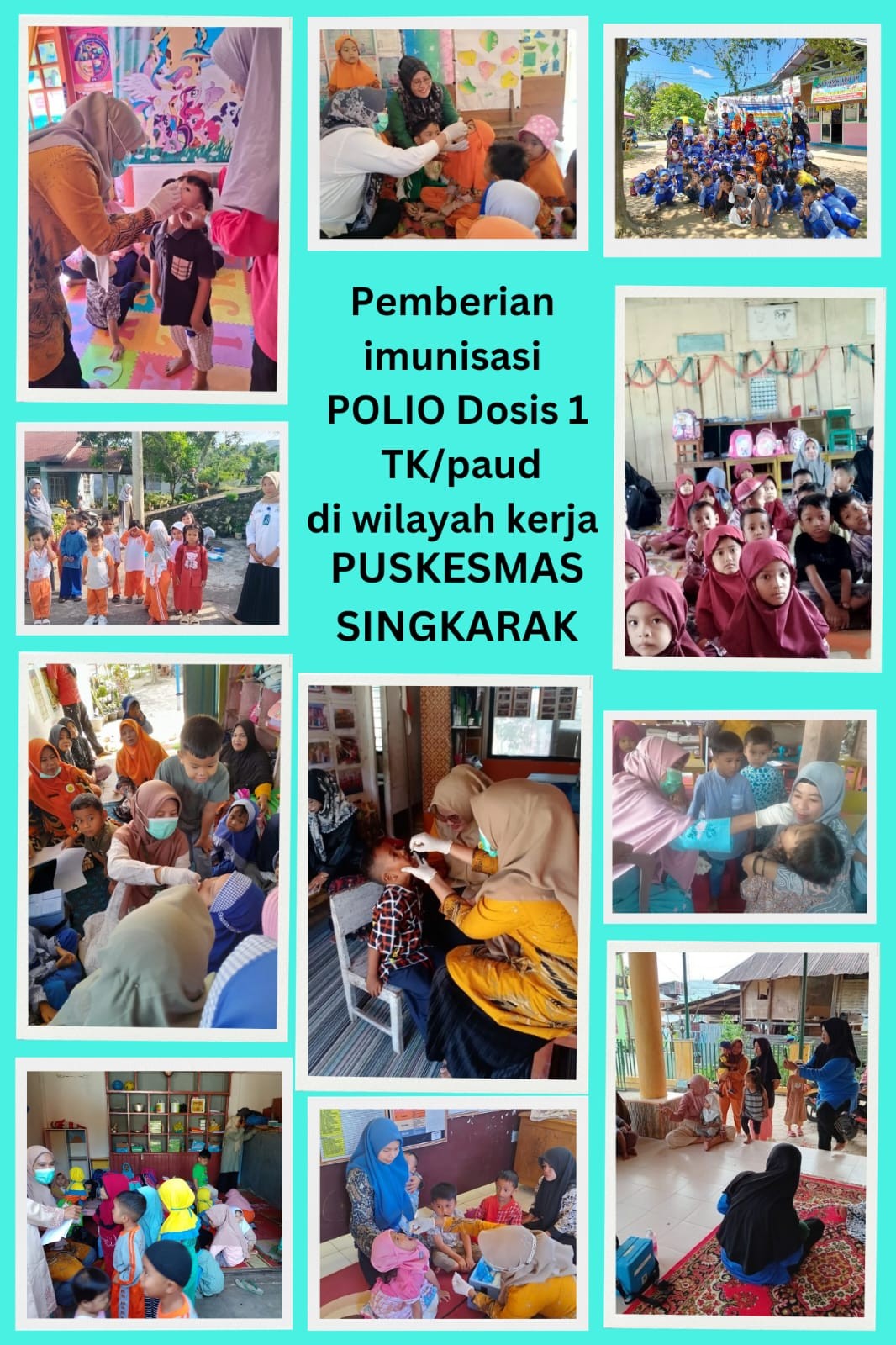 PEMBERIAN IMUNISASI POLIO DOSIS 1