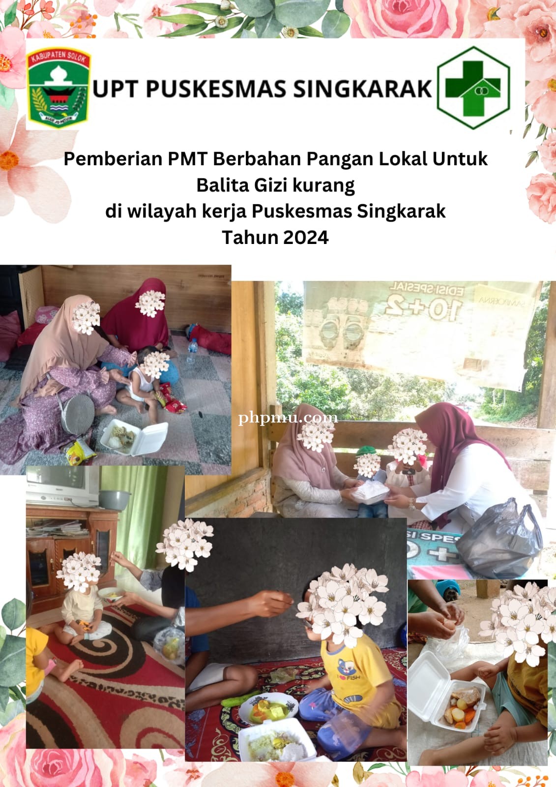 PEMBERIAN PMT  BALITA GIZI KURANG